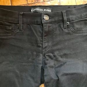 Express Skinny Fit Black Pants
